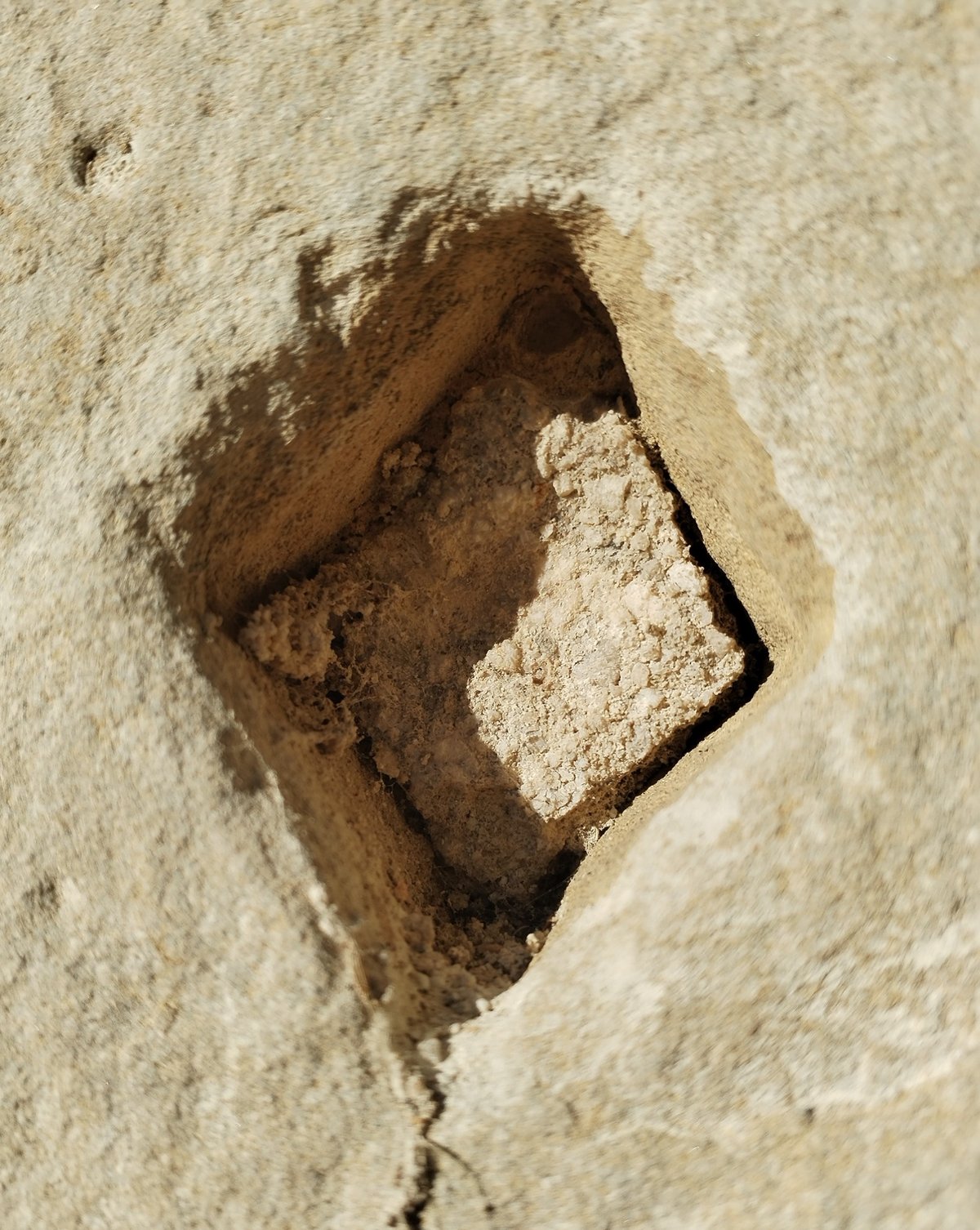 Détail de pierre, matière et texture